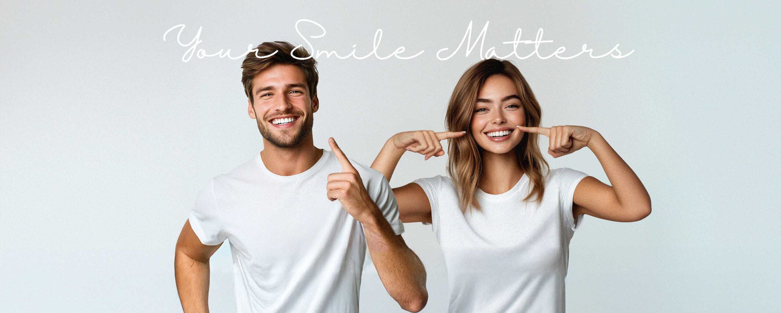 Ivory Teeth Whitening male and. female model